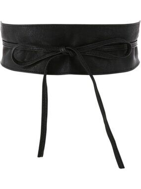 Stylish Women's Leatherette Obi Belt with Waistband - Perfect Fashion Accessory